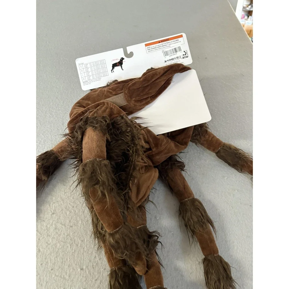 Meijer Pet Costume Large Spider Dog LED Eyes Light Up‎ Limited Edition Halloween